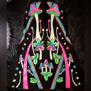 Neon mushroom dress by Club Exx NWT